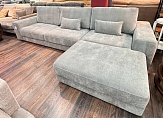 Диван модульный Престон с канапе Sunrise 15 Silver Аутлет Outlet